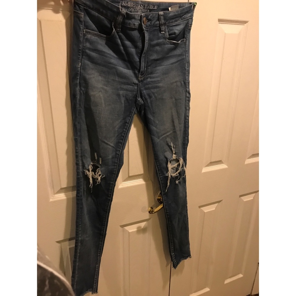 AEO SATEEN SUPER SUPER STRETCH JEGGING